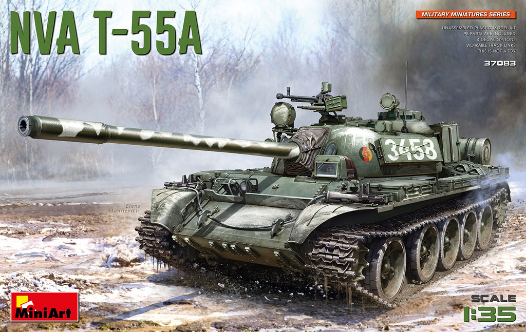 Mini Art - 37083 - NVA T-55A - 1:35