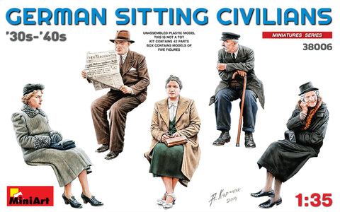Sitting Passengers '30s-'40s - 1:35 - Mini Art - 38006