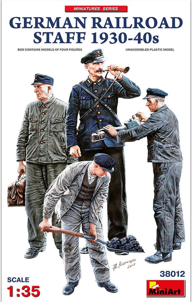 Mini Art - 38012 - German Railroad Staff 1930-40s - 1:35