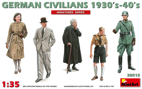Mini Art - 38015 - German Civilians 1930's 1940's - 1:35