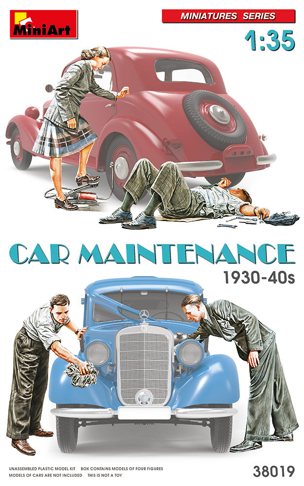 Mini Art - 38019 - CAR MAINTENANCE 1930-40s mechanics - 1:35