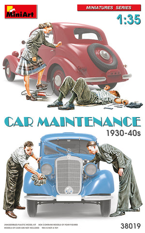 Mini Art - 38019 - CAR MAINTENANCE 1930-40s mechanics - 1:35