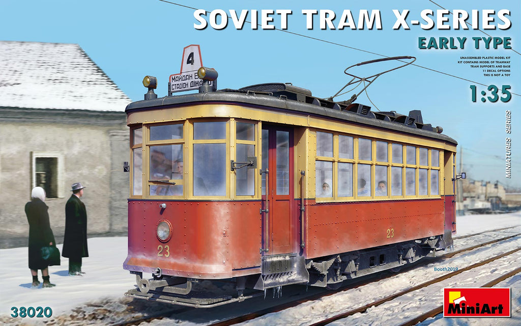 Mini Art - 38020 - Soviet Tram X-Series Early Type - 1:35