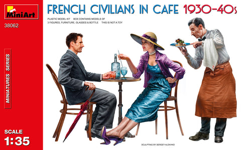 Mini Art - MT38062 - FRENCH CIVILIANS IN CAFE 1930-40s (WWII) - 1:35