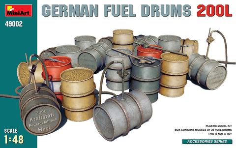 Mini Art - MT49002 - GERMAN FUEL DRUMS 200L - 1:48