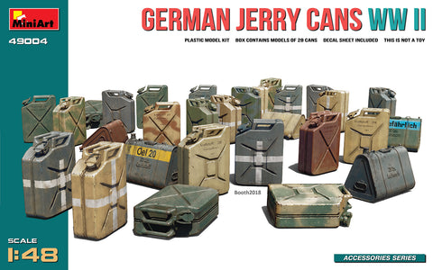 Mini Art - MT49004 - GERMAN JERRY CAN SET WWII - 1:48