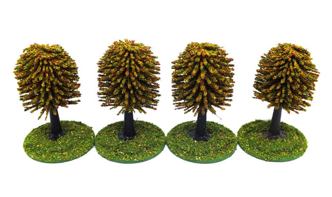 Trees - Single colour E (25mm) with bases and flocage