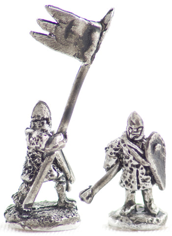 Pendraken - Foot command (Dark Ages Norman) - 10mm