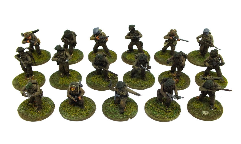 New Zealand infantry (WWII) - painted - 28mm