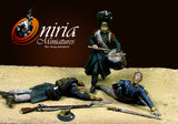 Oniria Miniatures - The Old guards Grenadiers at Plancenoit III - 36mm - NPF3