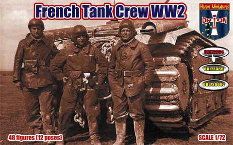 Orion - 72064 - French Tank Crew WWII - 1:72
