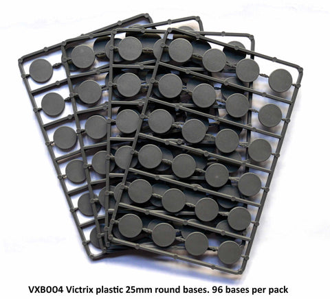 25mm round plastic bases - Victrix - VXB006