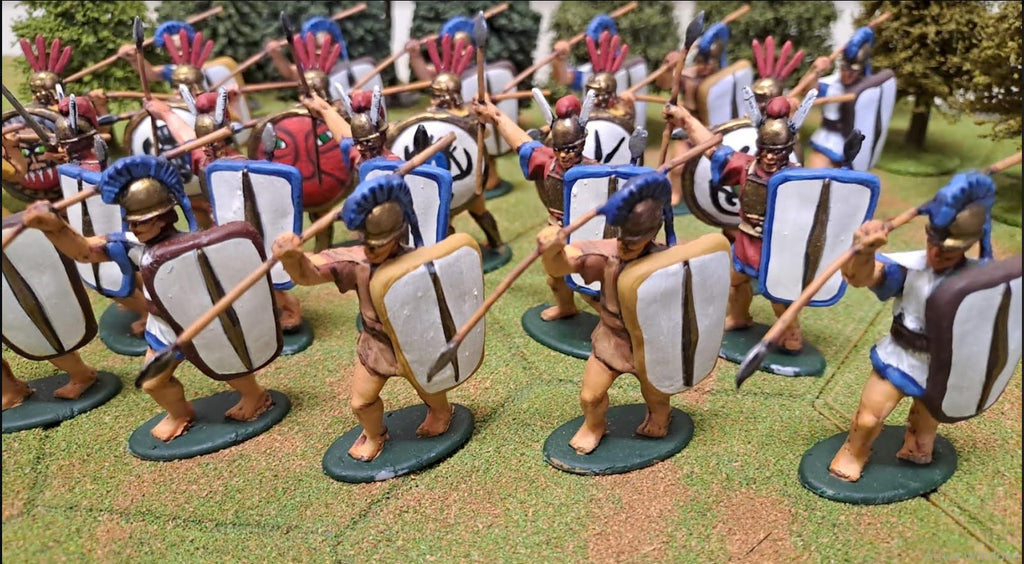 ROMANS ITALIANS INFANTRY CAVALRY PUNIC WARS - 1:32 - PAINTED (SET 8)