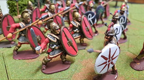 CARTAHAGINIAN INFANTRY CAVALRY PUNIC WARS - 1:32 - PAINTED (SET 13)