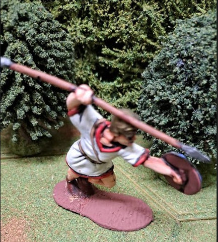 SPANISH WARRIORS INFANTRY CAVALRY PUNIC WARS - 1:32 - PAINTED (SET 19)
