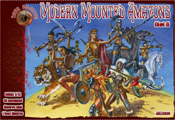 Dark Alliance - 72026 - Modern Mounted Amazons - 1:72