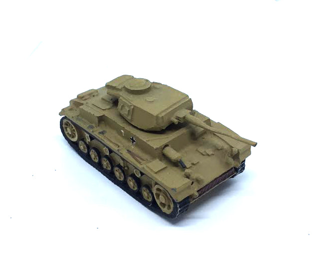 German Panzer III (painted) in metal - 1:72 (20mm)