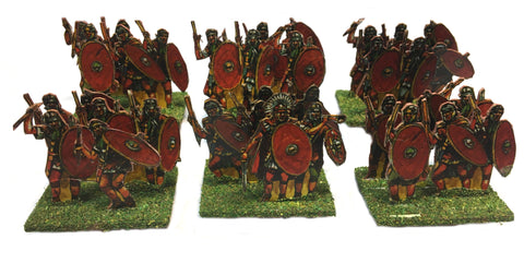Paper Soldiers - Roman Auxiliary open-order javelinmen (28mm) x 6 stand (Type 2)@