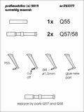 Profimodeller - 32377P - Avro Lancaster B.I/III Pitot pipes (designed to be used with Hong Kong Models kits) - 1:32