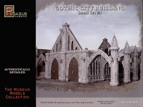 Gothic City Building Small Set #1 - 1:72 - Pegasus - 4924