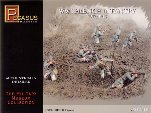 Pegasus - 7199 - WWI French Infantry 1917/1918 - 1:72