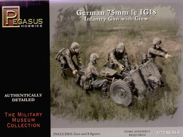 German 75 mm le IG18 - 1:72 - Pegasus - 7510 - @