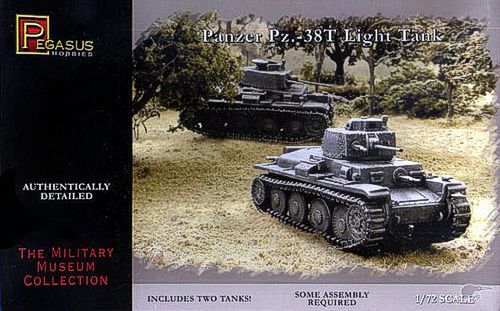Pz.Kpfw. 38(t) Light Tank - 1:72 - Pegasus - 7620