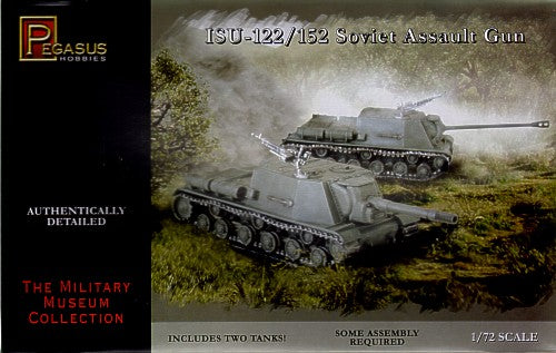 Pegasus - 7670 - Soviet ISU-122/Soviet ISU-152 Soviet Assault Gun - 1:72