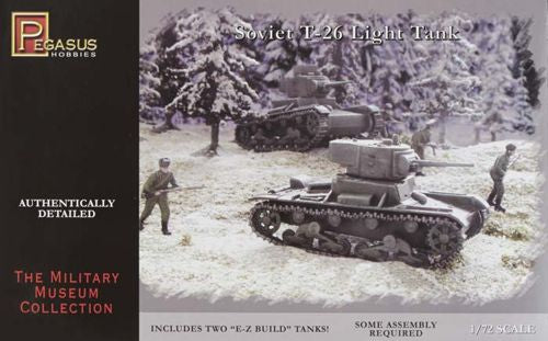 Pegasus - 7671 - Soviet T-26 (2 per box) - 1:72