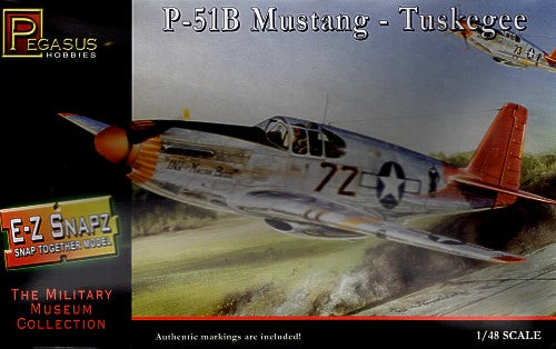 Pegasus - 8404 - North-American P-51B Mustang Tuskegee Airmen (Snap toge) - 1;48