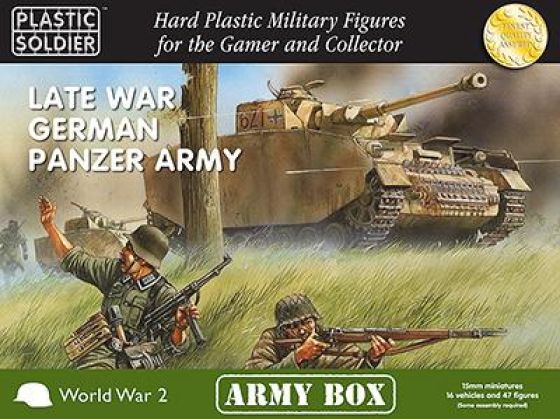 Late war German panzer army - 1:72 - Plastic Soldier - PSCAB15001