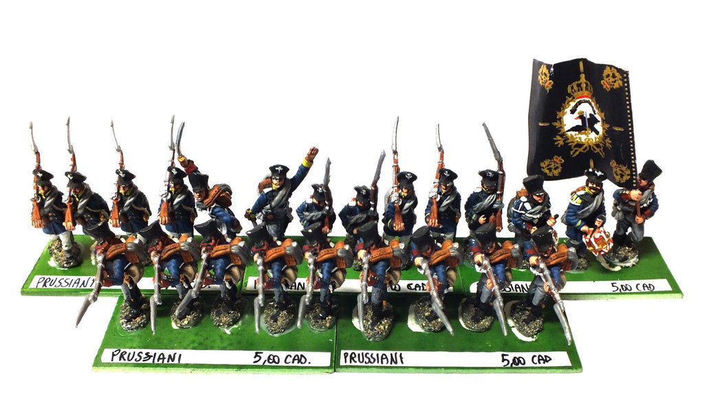 Prussian infantry x 23 (Napoleonic Wars) - 28mm - PAINTED - @