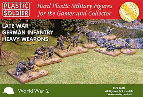 Late war German infantry heavy weapons - 1:72 - Plastic Soldier - WW2020005