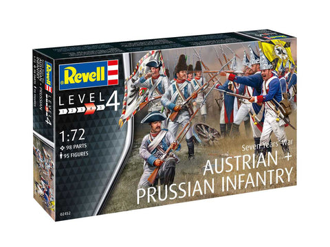 Seven years'war - Austrian+Prussian infantry - 1:72 - Revell - 02452