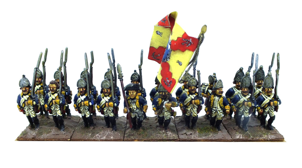 Prussian grenadiers x 20 (Seven Years war) - painted - 28mm