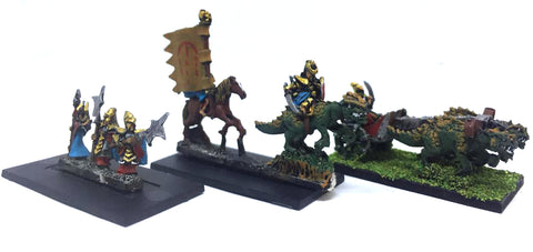 Dark Elves Characters - 10mm - Warmaster - UNPAINTED