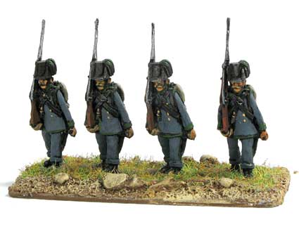 Mirliton - Austrian Jaeger, marching - 15mm