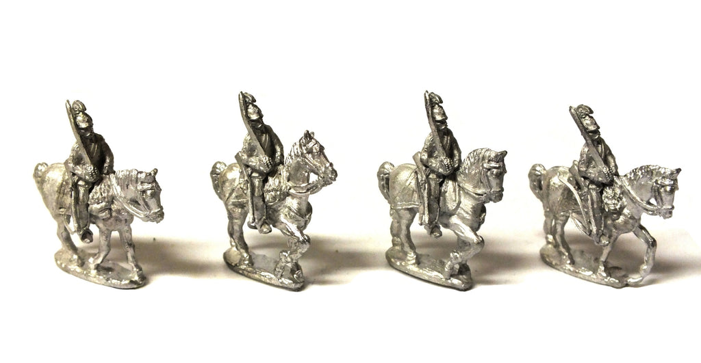 Mirliton - Austrians Dragoons walking, shouldered sword - 15mm