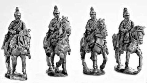 Mirliton - Austrian Dragoons walking, hands on bridles (italian war of independence) - 15mm