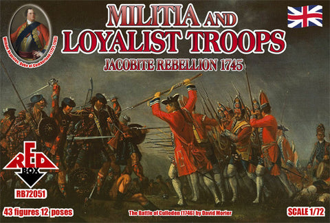 Red Box - 72051 - Militia and loyalist troops - 1:72