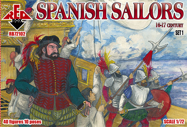 Red Box - 72102 - Spanish Sailors set 1 - 1:72