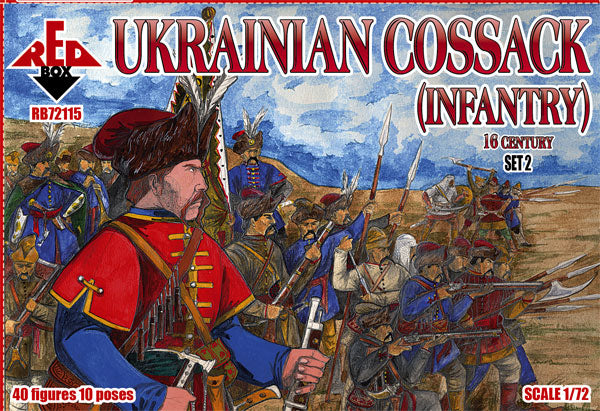 Red Box - 72115 - cossack (infantry) set 2 - 1:72