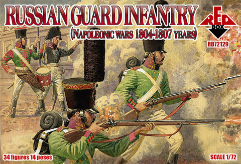 Red Box - 72129 - Russian Guard Infantry (Napoleonic Wars 1804-1807 years) - 1:72