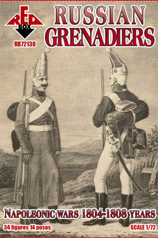 Red Box - 72130 - Napoleonic Russian Grenadiers 1804-1808 - 1:72 @