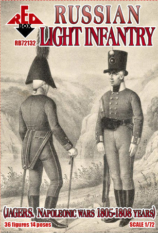 Red Box - 72132 - Napoleonic Russian Light Infantry - 1:72