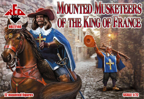 Red Box - 72146 - Mounted Musketeers of the King of France XVII c. - 1:72