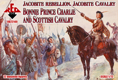 Red Box - 72149 - Jacobite Rebellion. Cav Bonnie Prince Charlie and Scottish Cav - 1:72