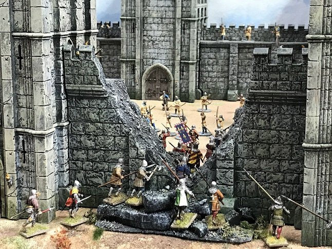 Renedra - RNBREACHEDWALL - Breached Wall Section - 28mm