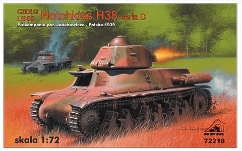 RPM - 72218 - French Hotchkiss H-38 Series D - 1:72