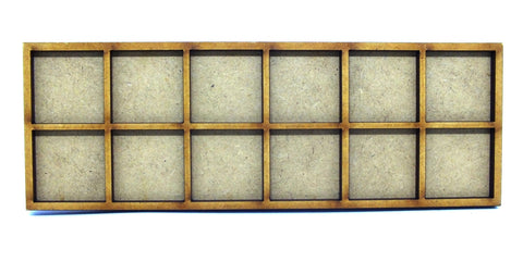 Movement Trays in MDF (17,1cm x 5,9cm) 6x2 SLOT (25mm)